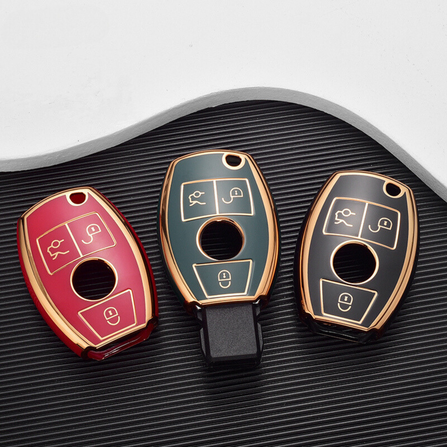Housse pour Mercedes Benz Classe A, C, E, S et G modèles GLA, CLA, GLK, GLC, CLS, W204, W463, W176, W251, W205 (AMG)