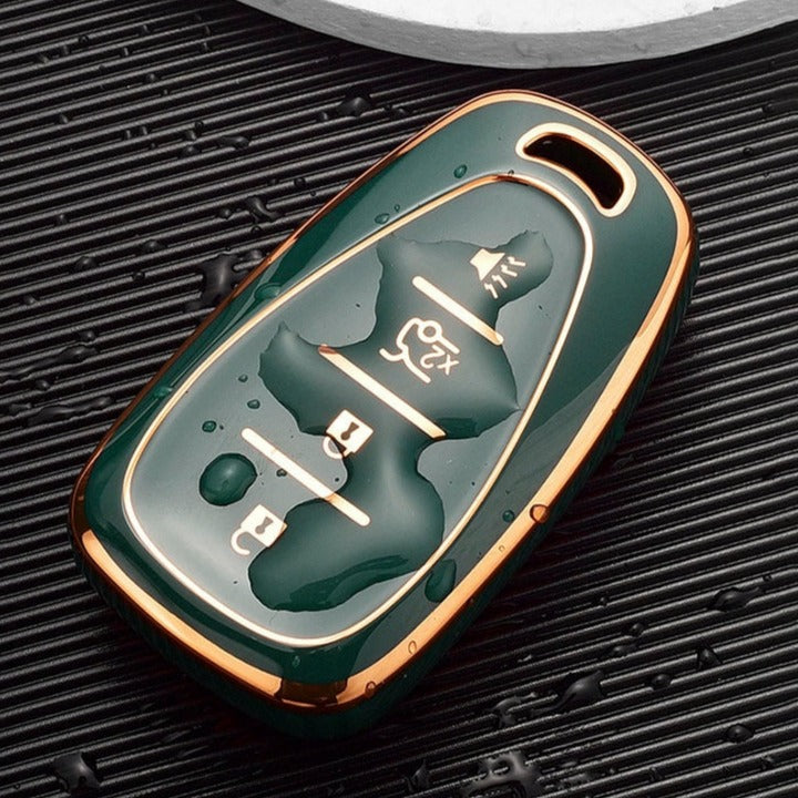 Cover für Chevrolet Chevy, Camaro, Cruze, Malibu, Sonic, Volt, Tracker, Spark, Bolt y Trax (4 Tasten)