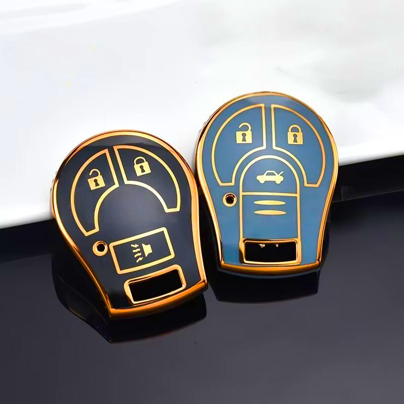 Cover für Nissan Juke, Micra, Qashqai, March, Rogue, Maxima, Terrano, Cube, Pathfinder, Altima, Sentra, Tiida (4 Tasten)