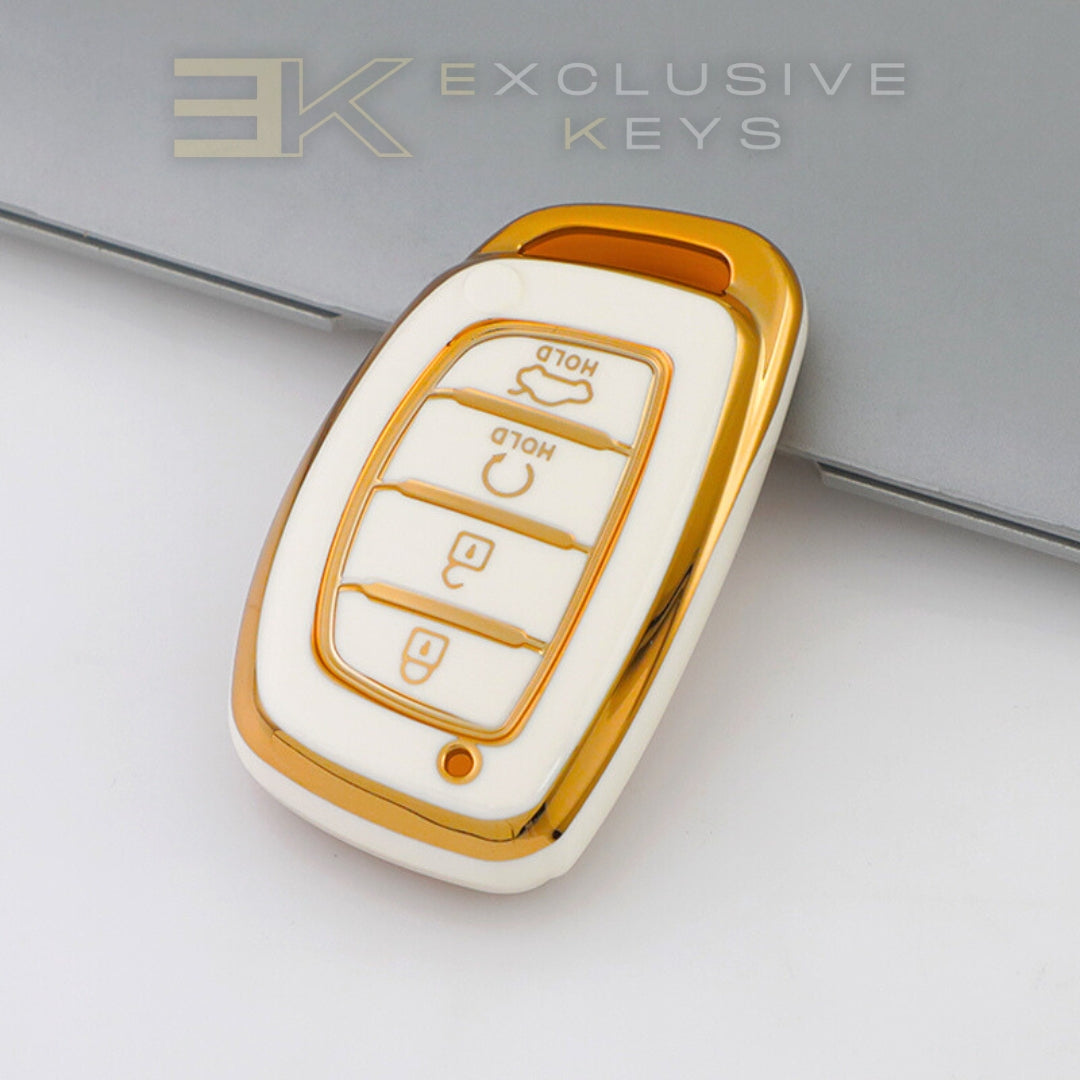 Hyundai Smart-Schlüsselhülle – 4 Tasten (Fernstart + Kofferraum)
