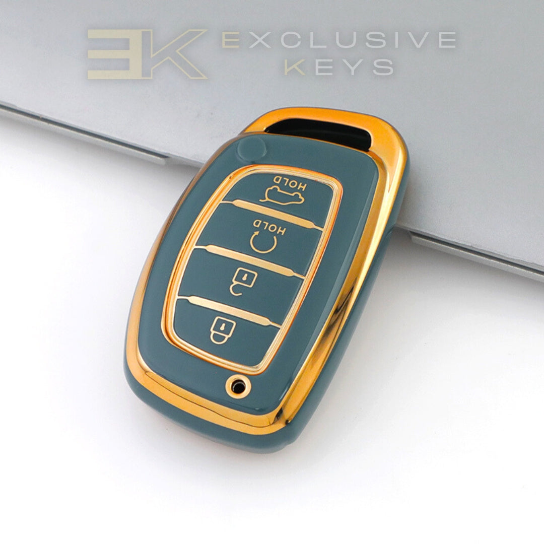 Hyundai Smart-Schlüsselhülle – 4 Tasten (Fernstart + Kofferraum)