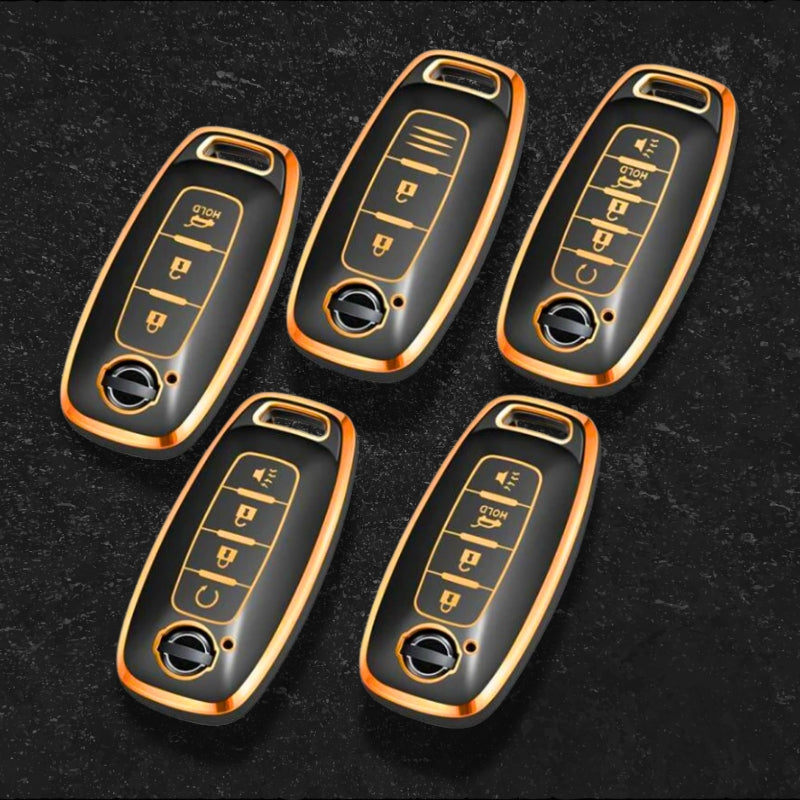 Cover für Nissan Versa, X-Trail T33, Serena, Rouge, Kicks, Pathfinder, Ariya, Rogue (5 Tasten)