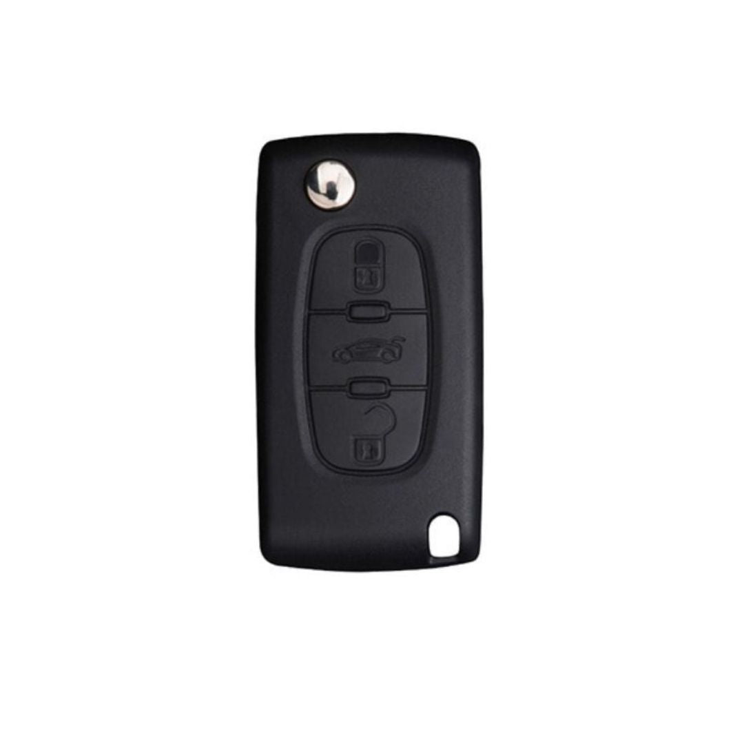 Housse pour Peugeot 107, 207, 307, 308, 407, 607, 3008, 5008 (3 boutons) 