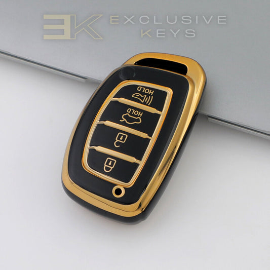 Hyundai Smart-Schlüsselhülle – 4 Tasten (Kofferraum + Alarm)