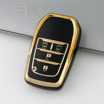 Toyota Smart-Schlüsselhülle – 4 Tasten (Doppelte Schiebetüren)