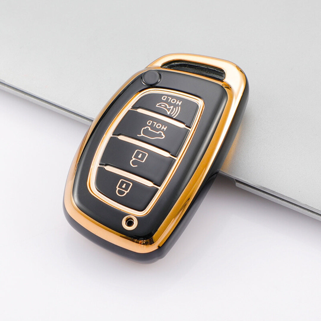 Hyundai Smart-Schlüsselhülle – 4 Tasten (Kofferraum + Alarm)