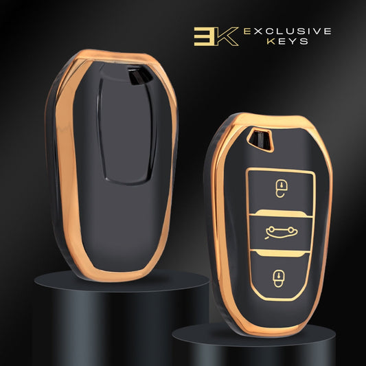 Cache pour Peugeot 208, 308, 408, 508, 2008, 3008, 4008, 5008 (boutons de coffre)