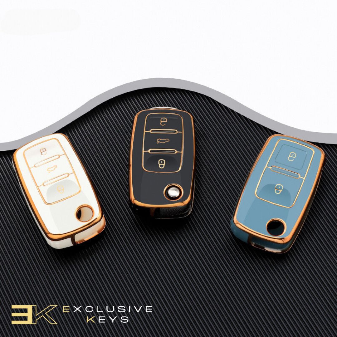 Housse pour Volkswagen Polo, Tiguan, Passat, Golf, Jetta, Lavida (2 boutons) 