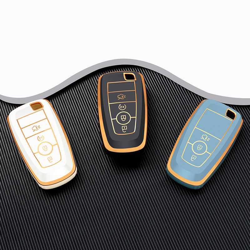 Housse pour Ford Edge, Fusion, Mustang, Explorer, F150, F250, F350, Ecosport (3 boutons)