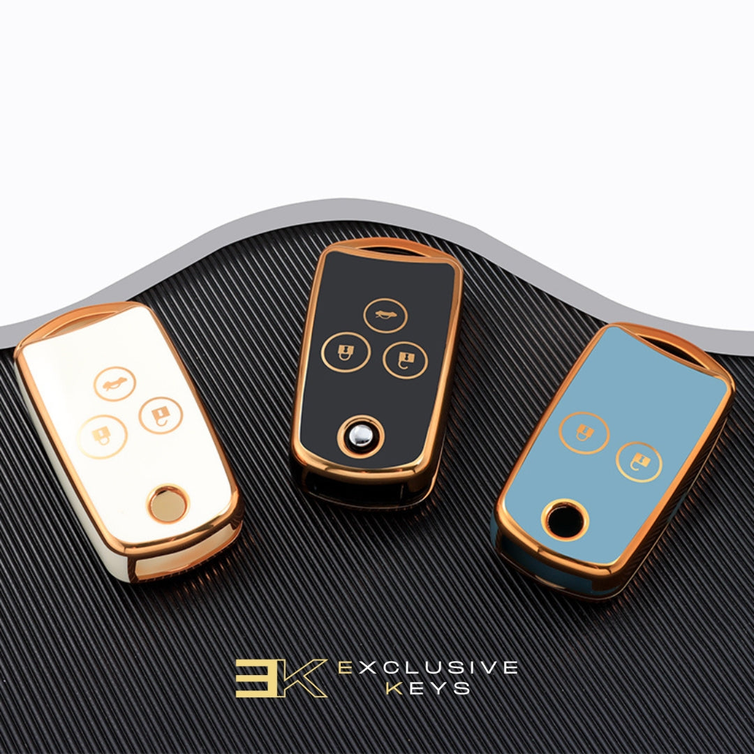 Housse pour Honda Civic, Accord, Jazz, CRV, HRV, CRZ et pour Acura TL, TSX, ZDX RSX (3 boutons)